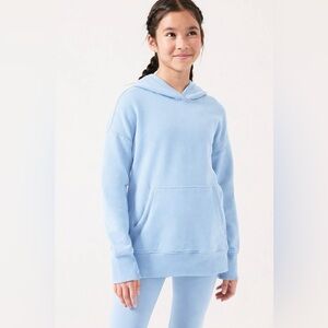 Athleta Girl Unstoppable Hoodie in Periwinkle Blue